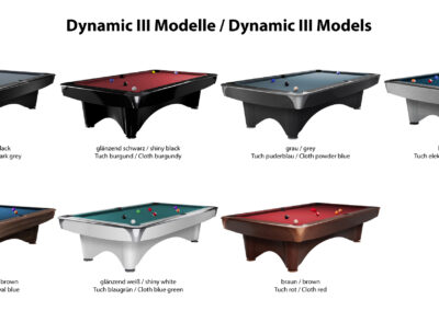 dynamic-III-pool-table-models